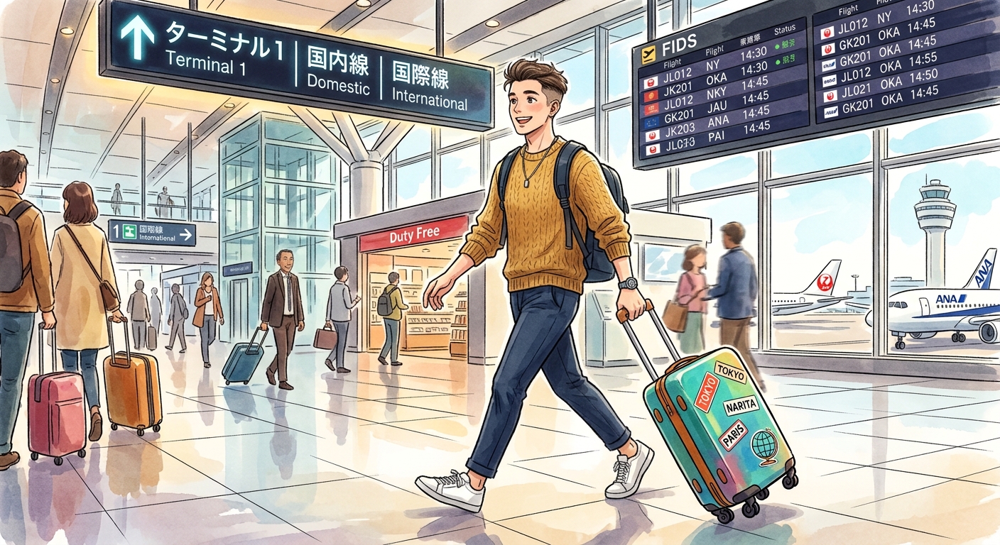 【超便利】成田空港を使うなら必須のアプリ